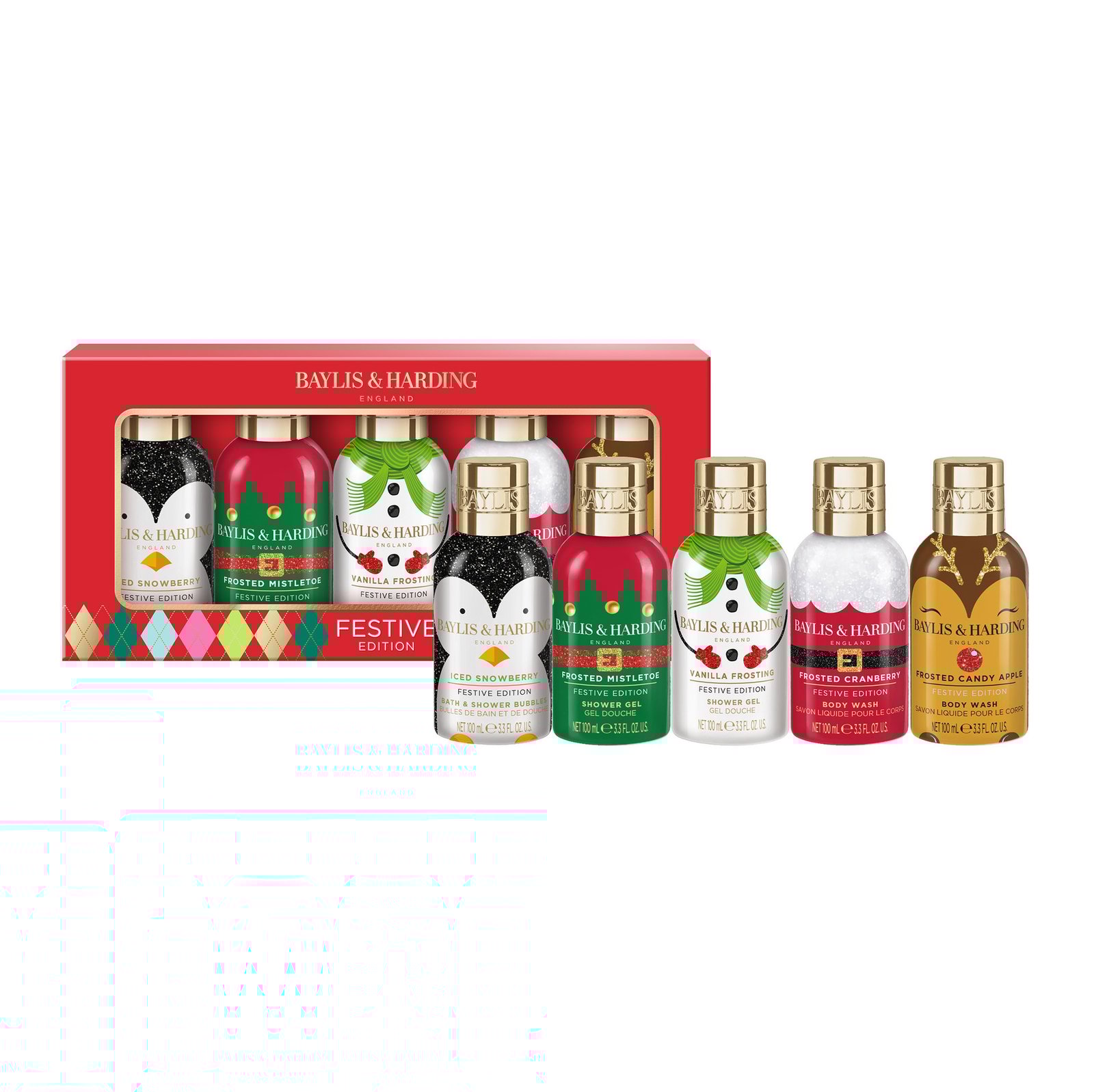 Baylis & Harding Festive Bath & Shower Gift Set 500 ml
