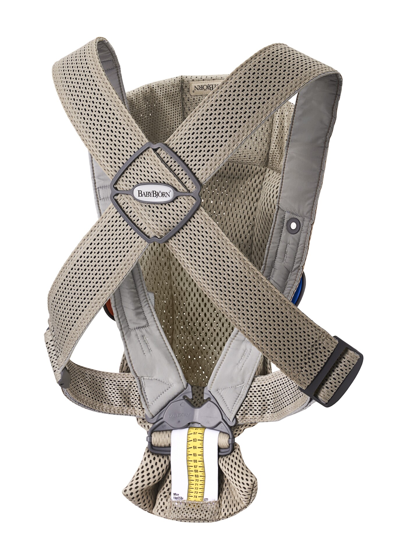 BabyBjörn Bärsele Mini 3D Mesh Gråbeige