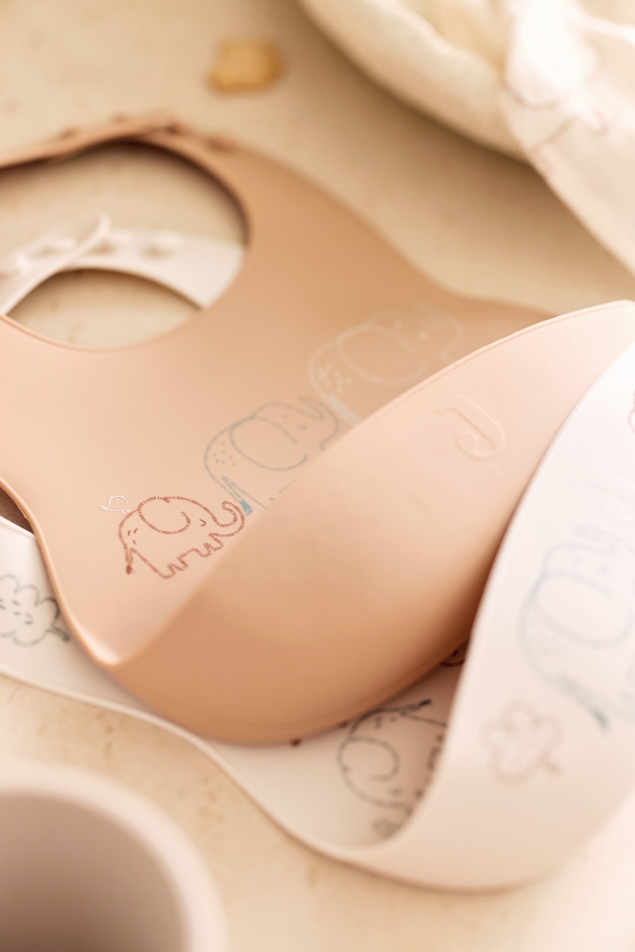 Jollein Silikonhaklapp Elephant Tales 2 st