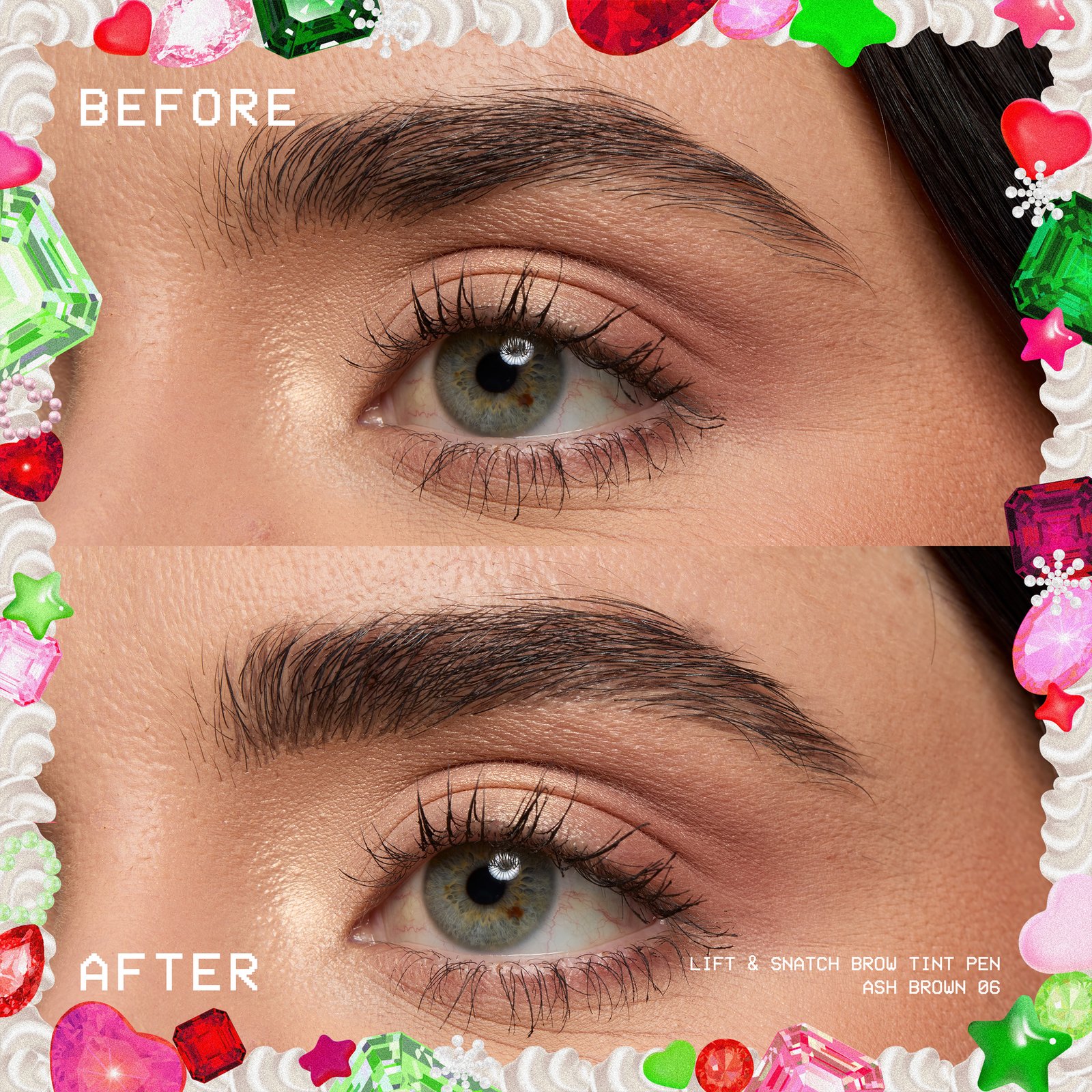 NYX Professional Makeup Brow Tint Pen Ash Brown och The Brow Glue Crazy Lift