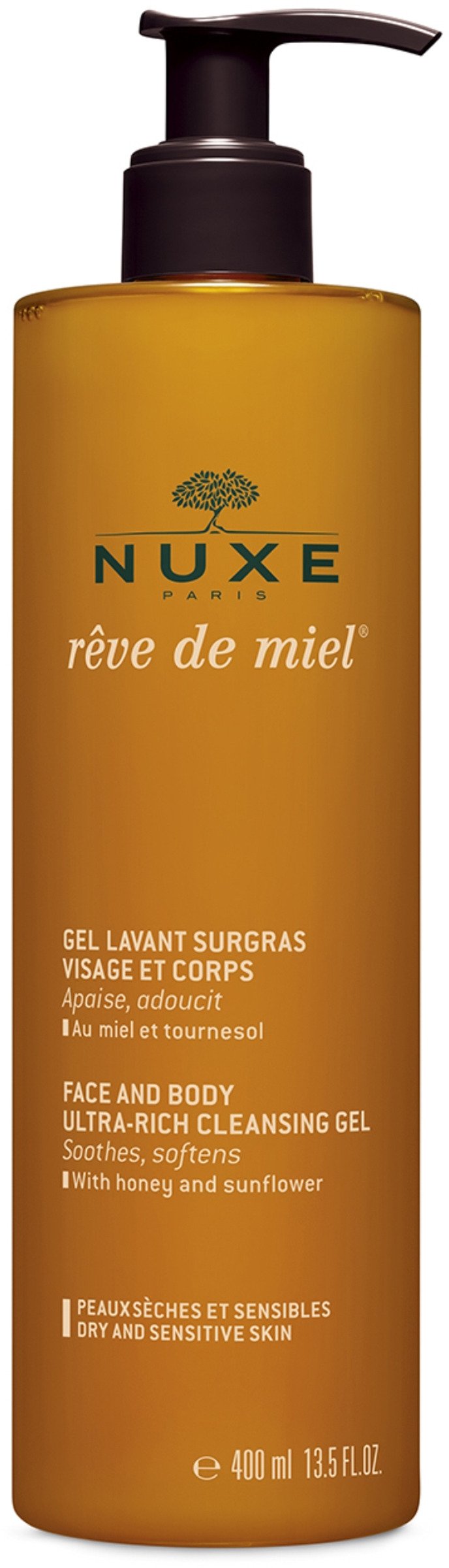 NUXE Reve de Miel Face & Body Cleansing Gel 400 ml
