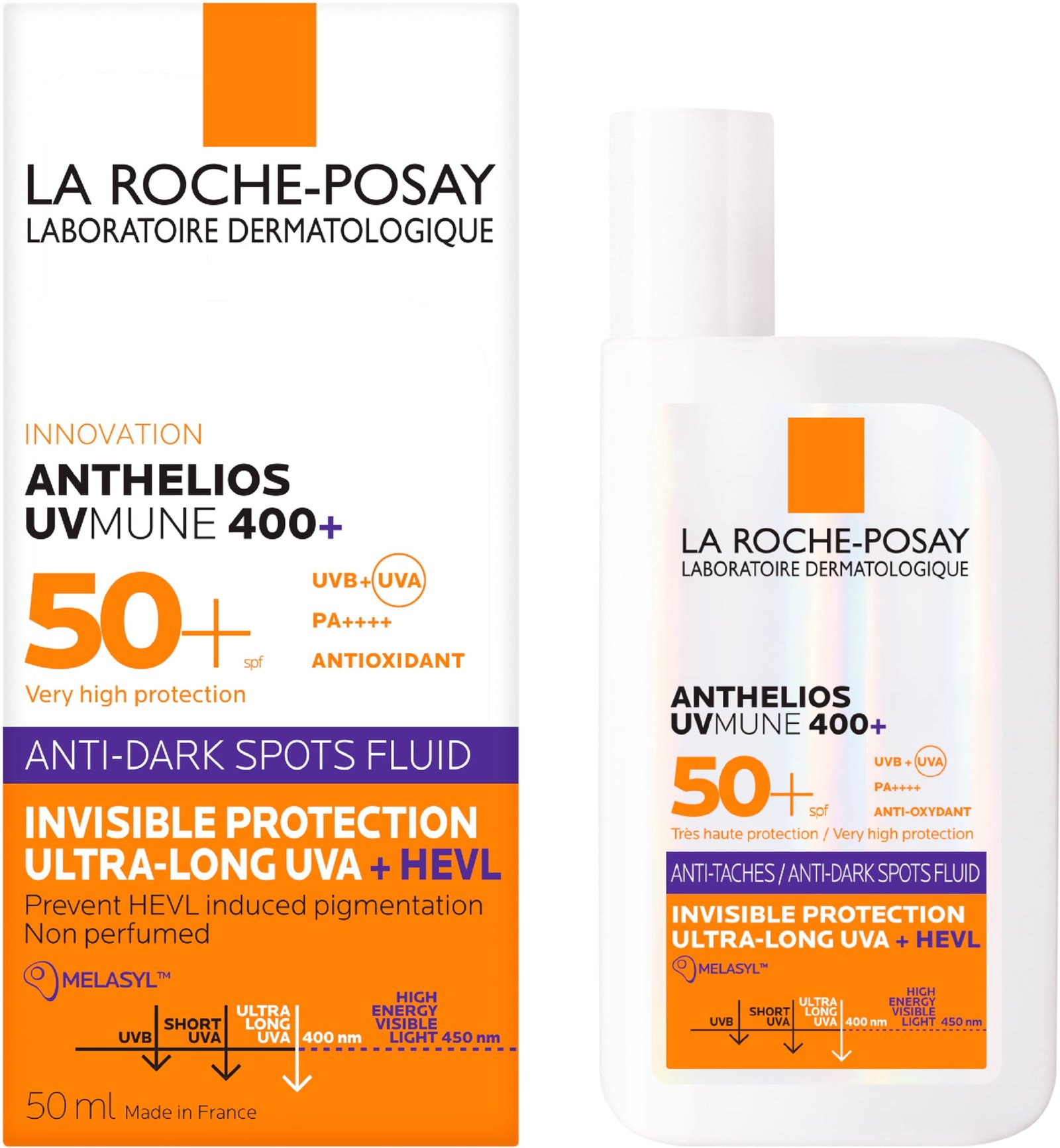 La Roche-Posay Anthelios Uvmune 400 Anti-dark Spots Fluid SPF50+ 50 ml