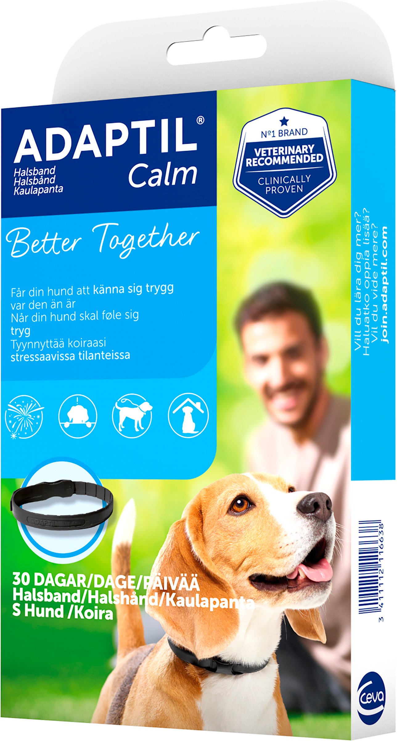 Adaptil Calm On The Go Halsband S/M 1 st