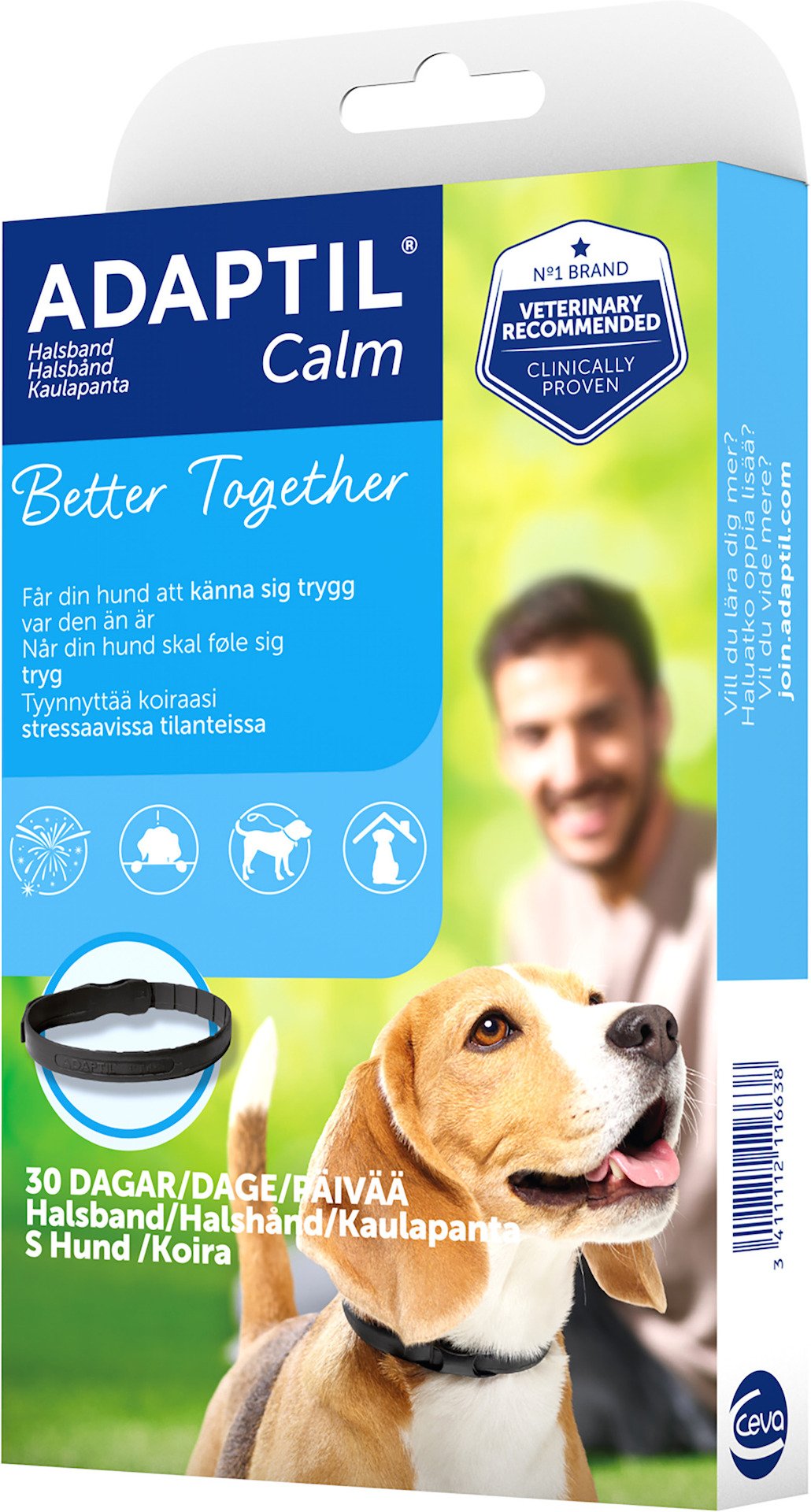 Adaptil Calm On The Go Halsband S/M 1 st