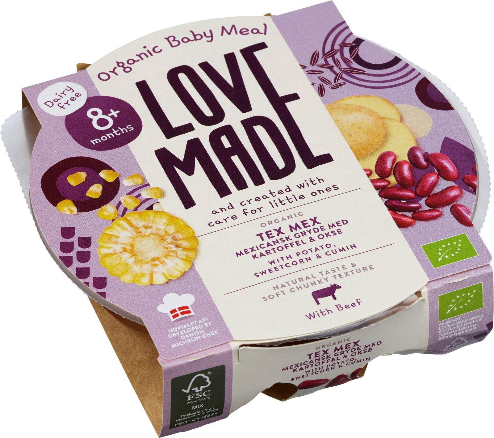 LoveMade Tex Mex Gryta Potatis & Biff 185 g