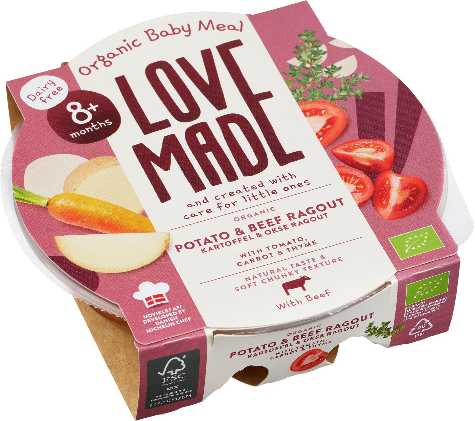 LoveMade Potatis & Biff Gryta 185 g