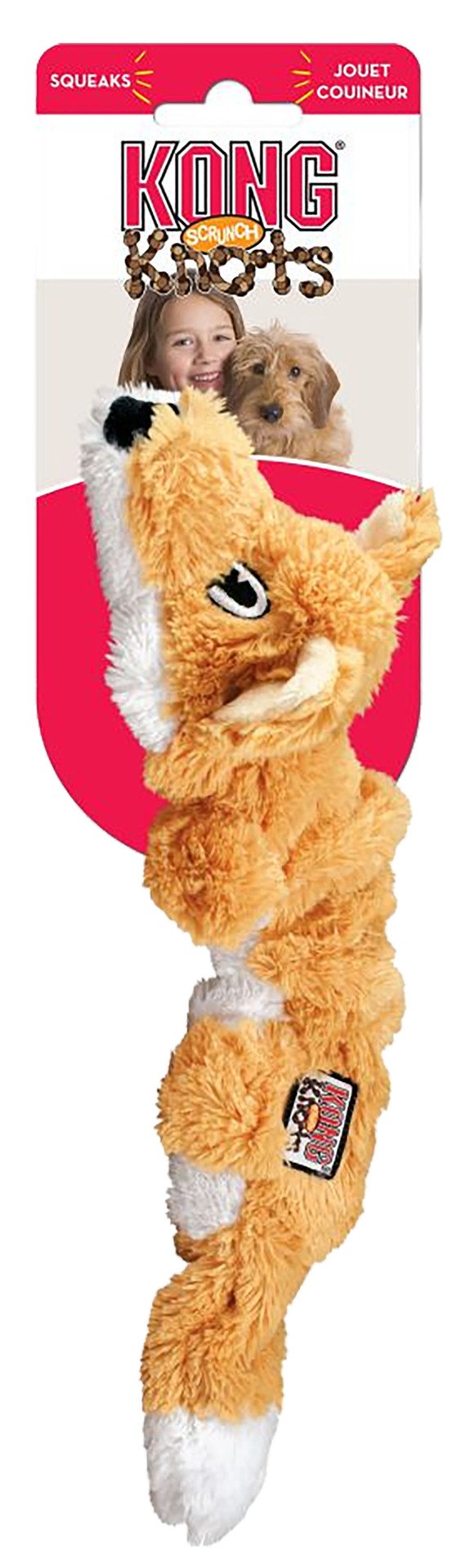 KONG Scrunch Knots Fox M/L 37x7x5 cm