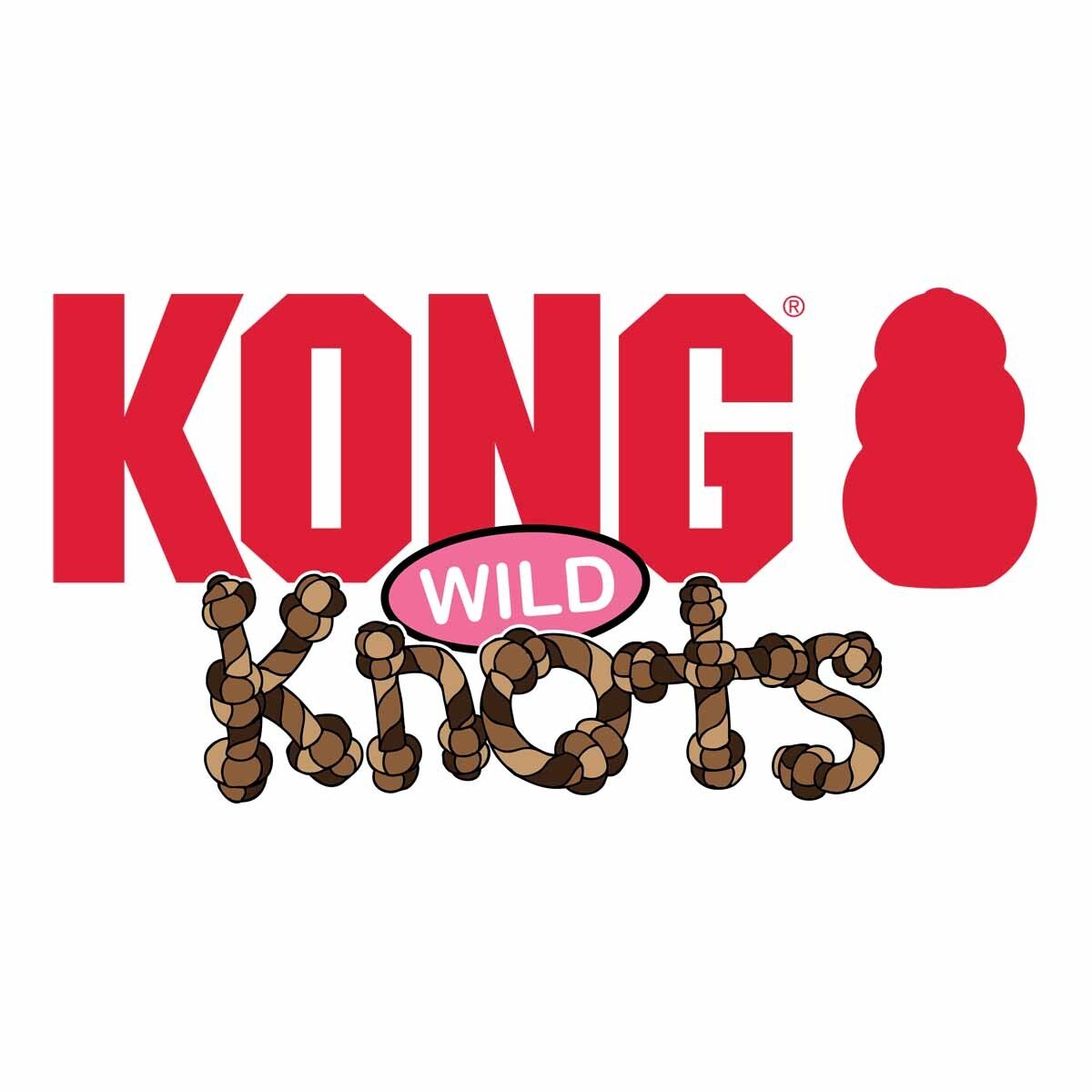 KONG Wild Knots Giraffe S/M 24x20,5x9 cm