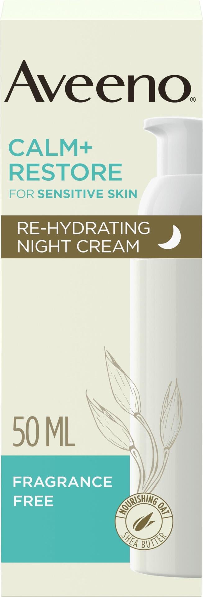 Aveeno Calm+Restore Re-hydrating Night Cream 50 ml