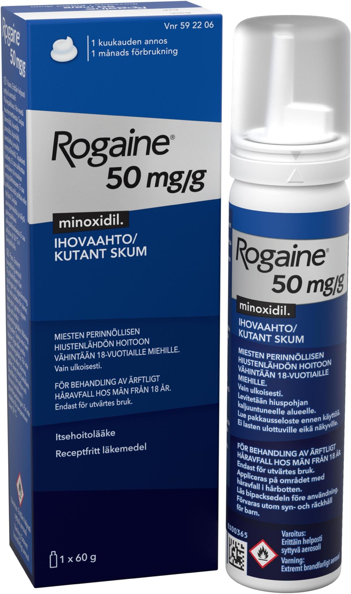 Rogaine Kutant Skum 60 g