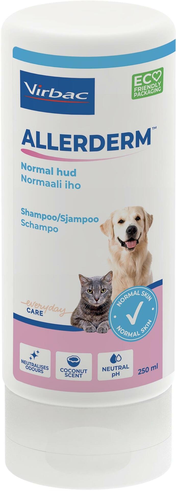 Virbac Allerderm Schampo Normal Hud 250 ml