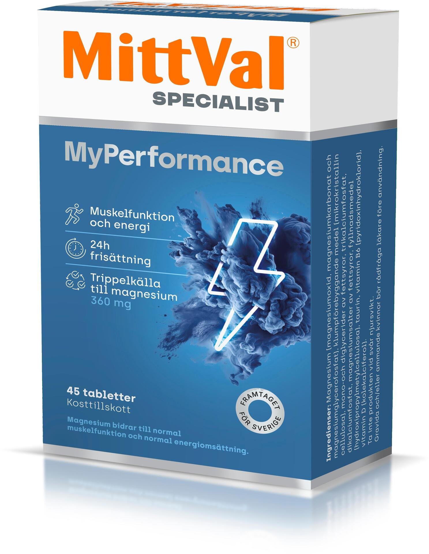 MittVal MyPerformance 45 st