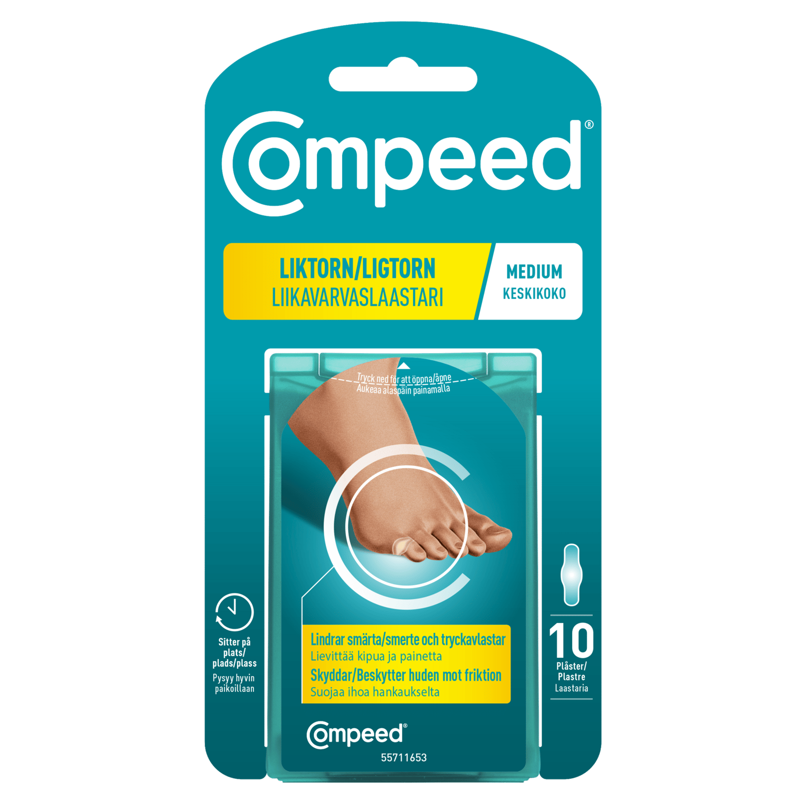 COMPEED Liktornsplåster Medium 10 st