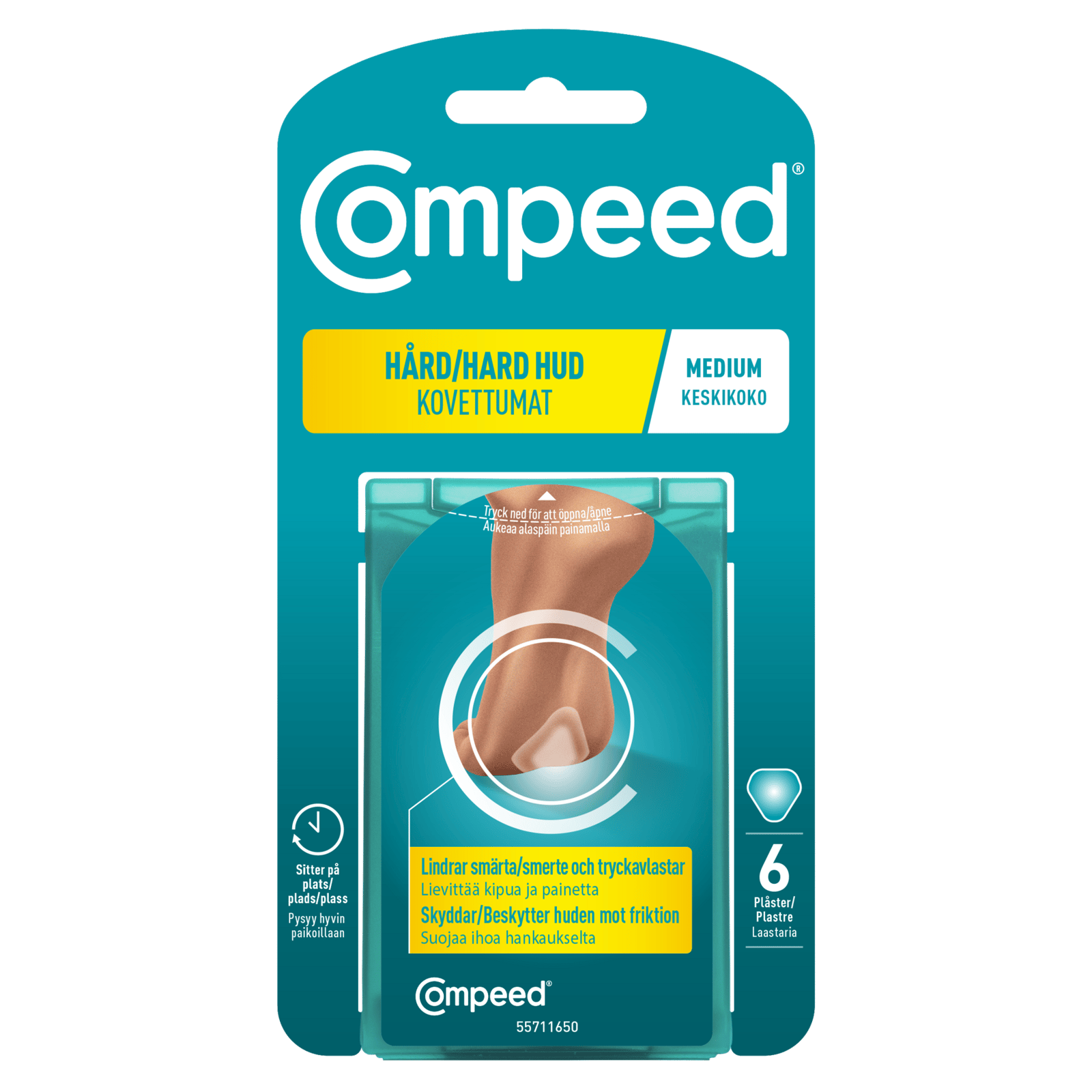 COMPEED Hård Hud Plåster 6 st