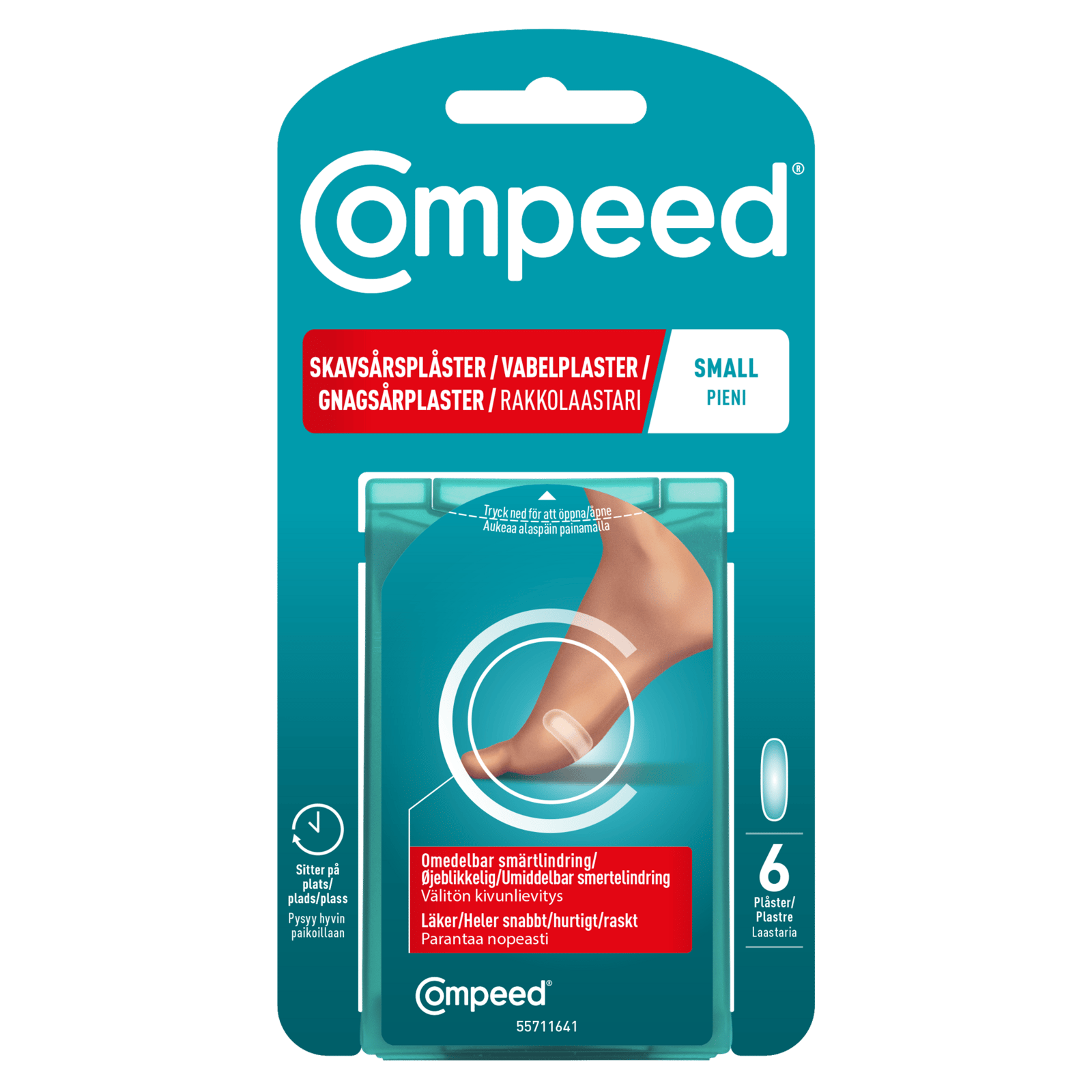 COMPEED Skavsårsplåster Small 6 st