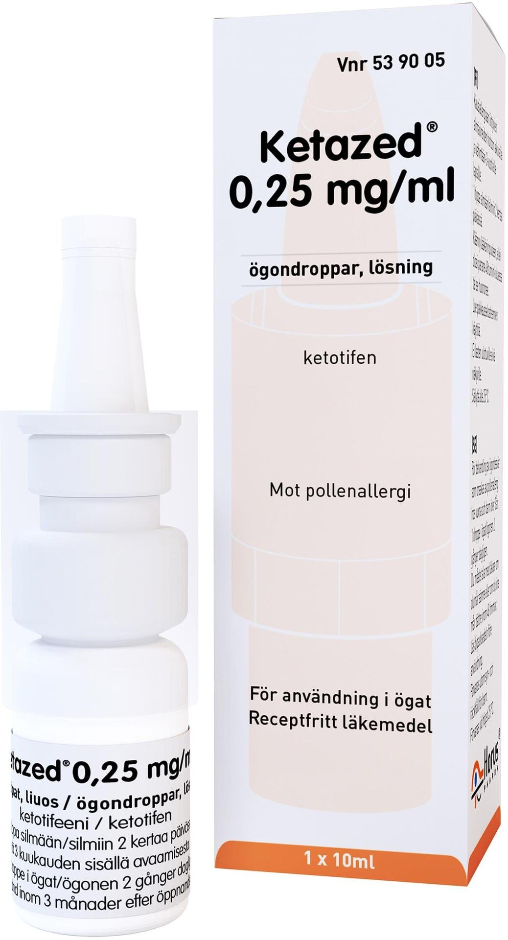 Ketazed Ögondroppar 0,25 mg/ml 10 ml