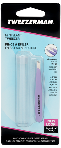TWEEZERMAN Mini Slant Tweezer Blooming Lilac 1st