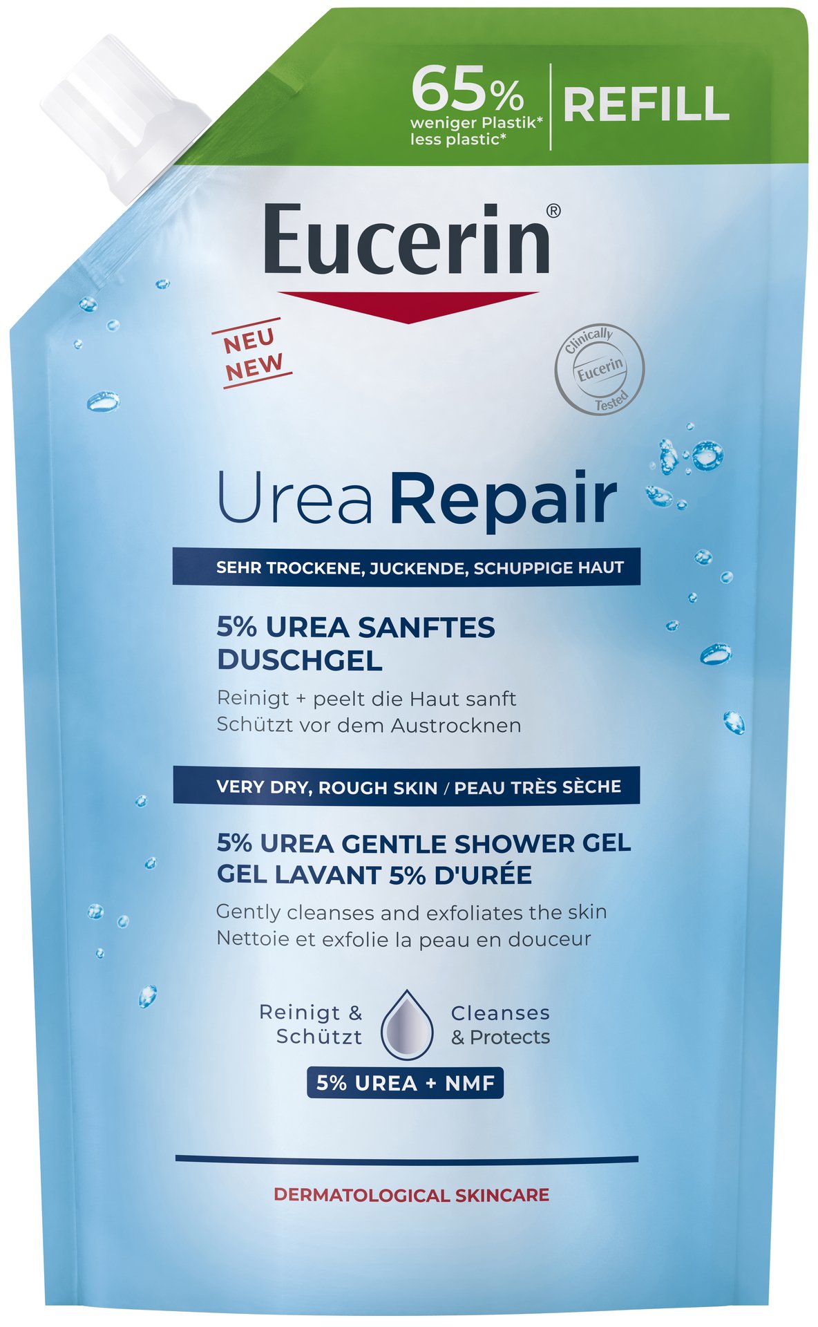 Eucerin Urearepair 5% Gentle Shower Refill