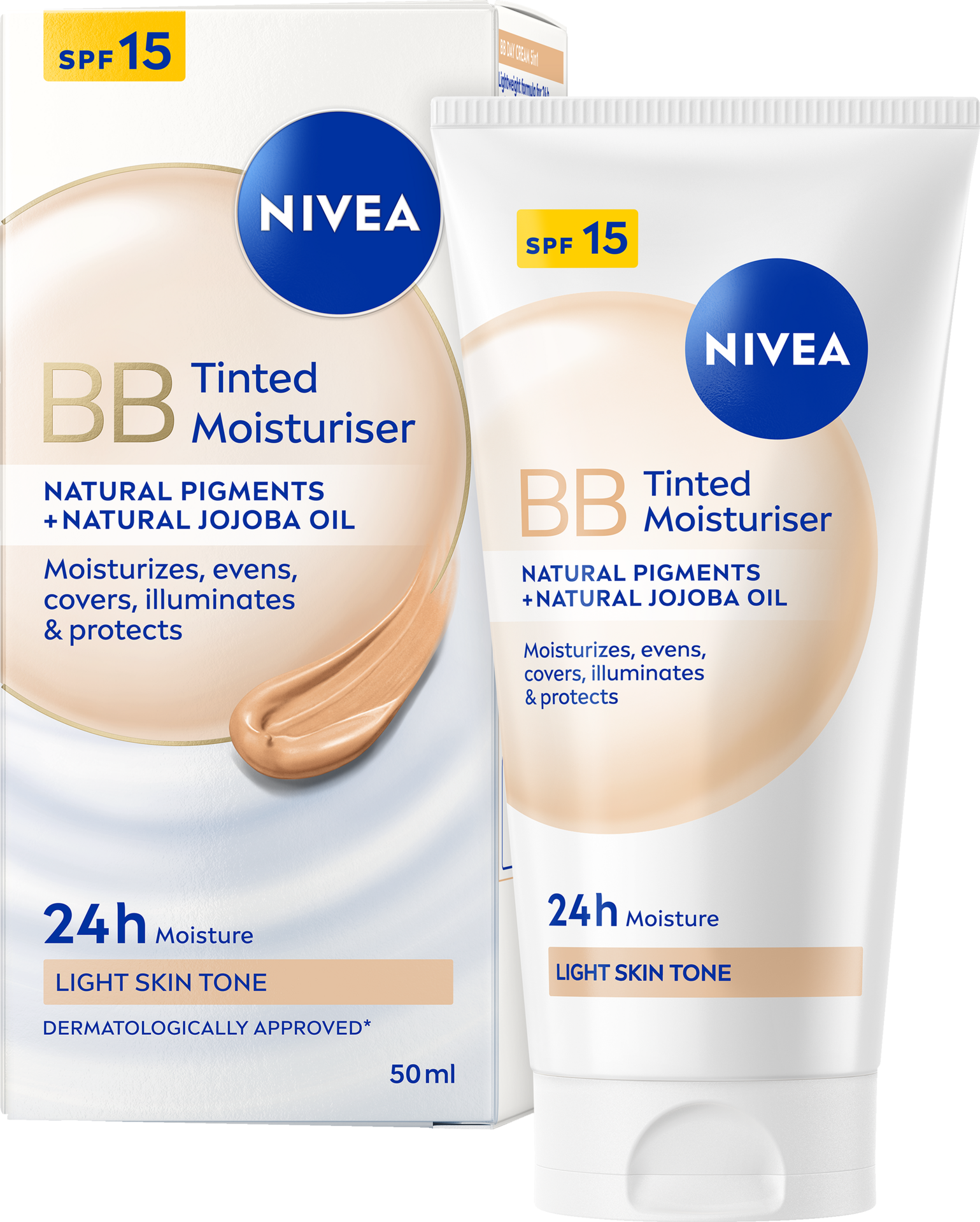 NIVEA Färgad dagkräm Tinted Day Cream Light SPF15 50 ml