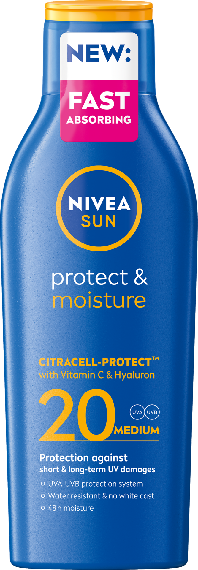 NIVEA SUN Protect & Moisture SPF20 Sun Lotion 200 ml