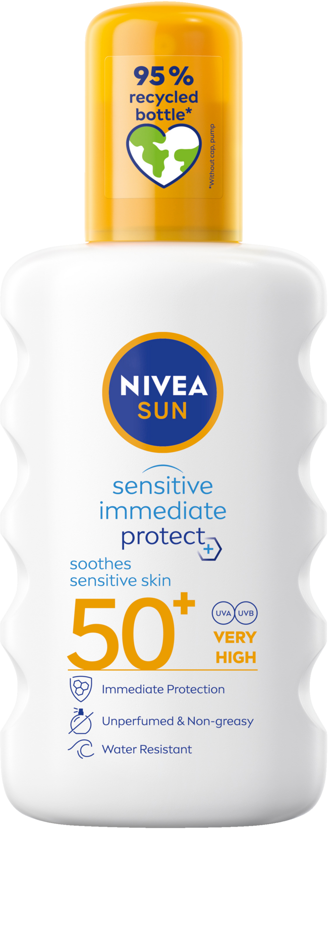 NIVEA SUN Sensitive Immediate Protect SPF50 Soothing SUN Spray 200 ml