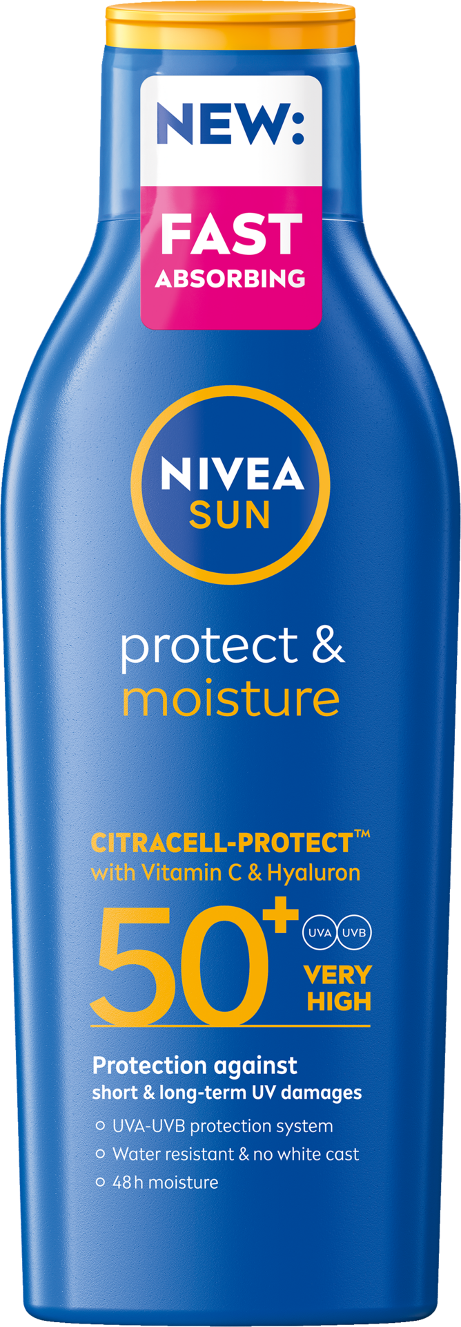 NIVEA SUN Solkräm Protect & Moisture Sun Lotion SPF50+ 200 ml