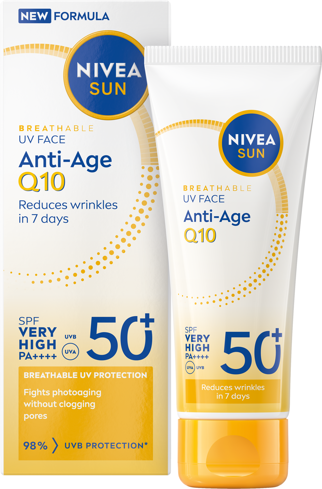 NIVEA SUN UV Face Anti-Age Q10 Cream SPF 50+ 40 ml