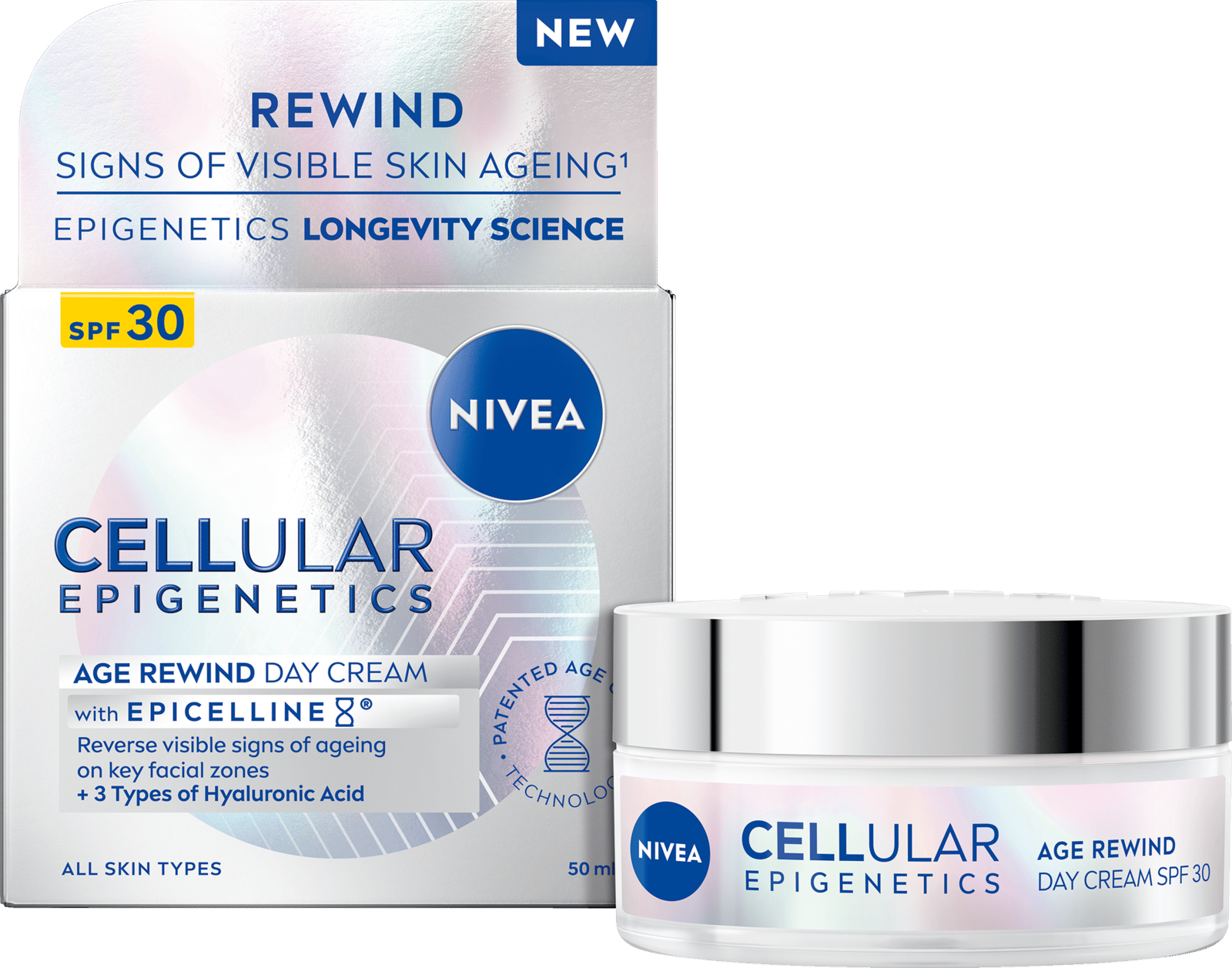 NIVEA Cellular Epigenetics Age Rewind Day Cream SPF30