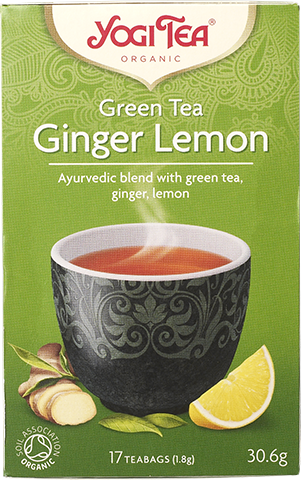 Yogi Tea Green Tea Ginger Lemon 17 påsar