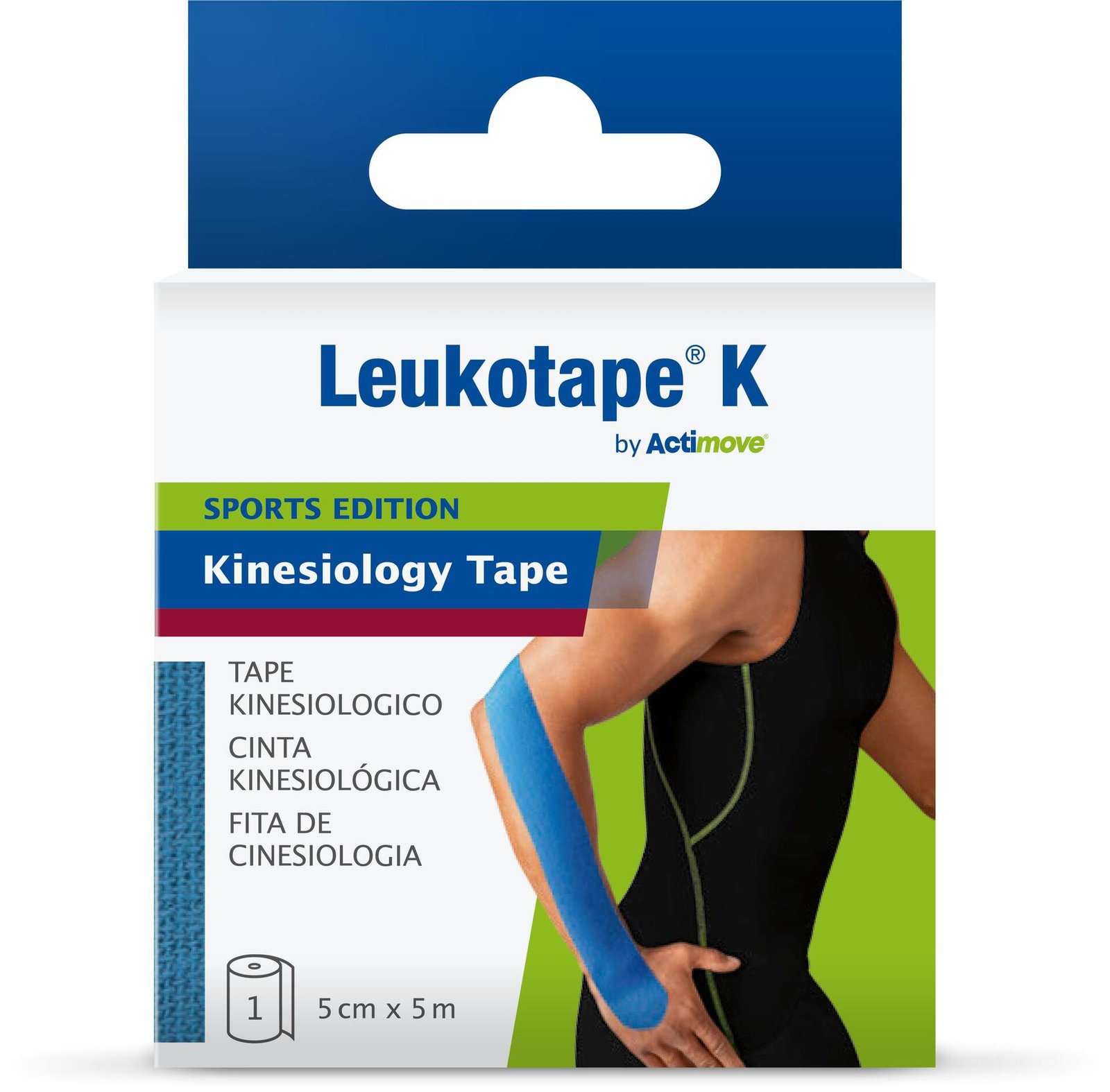 Leukotape Sports Edition Kinesologtape Blue 5 cm x 5 m