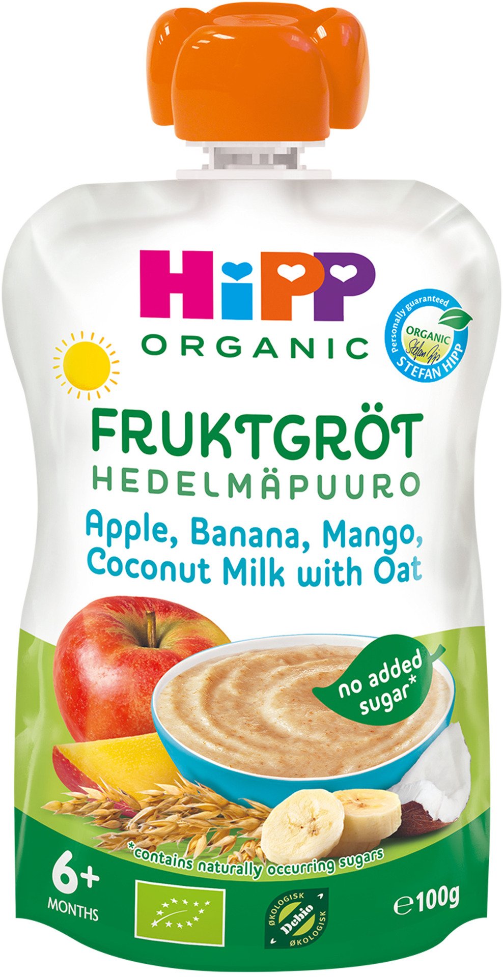 HiPP Klämmis Gröt Äpple Banan & Mango 100g