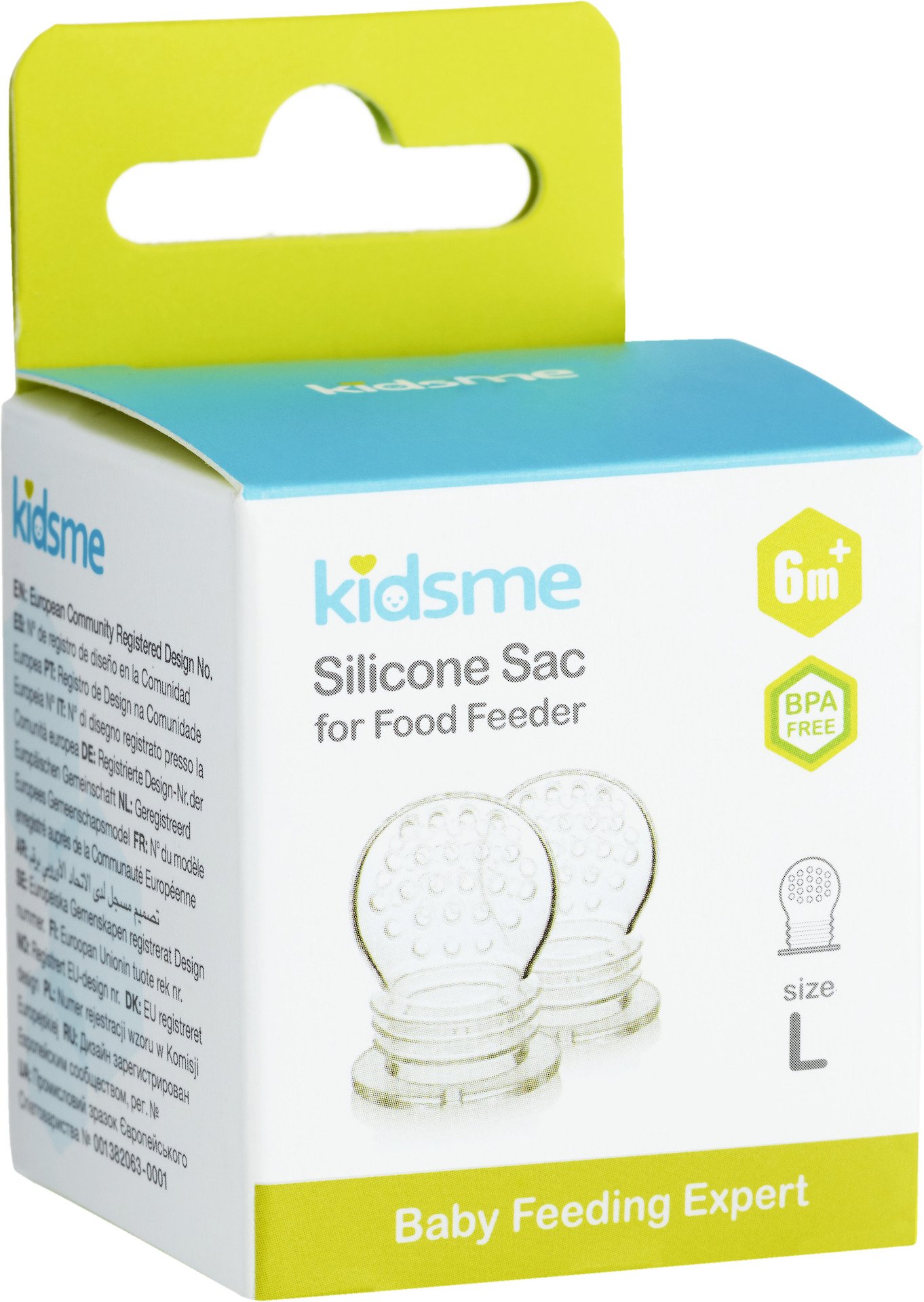 Kidsme Food Feeder Utbytespip 6+ Månader 2 st