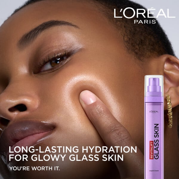 L'Oréal Paris Revitalift Filler Glass Skin Liquid Cream For Normal Skin 50 ml