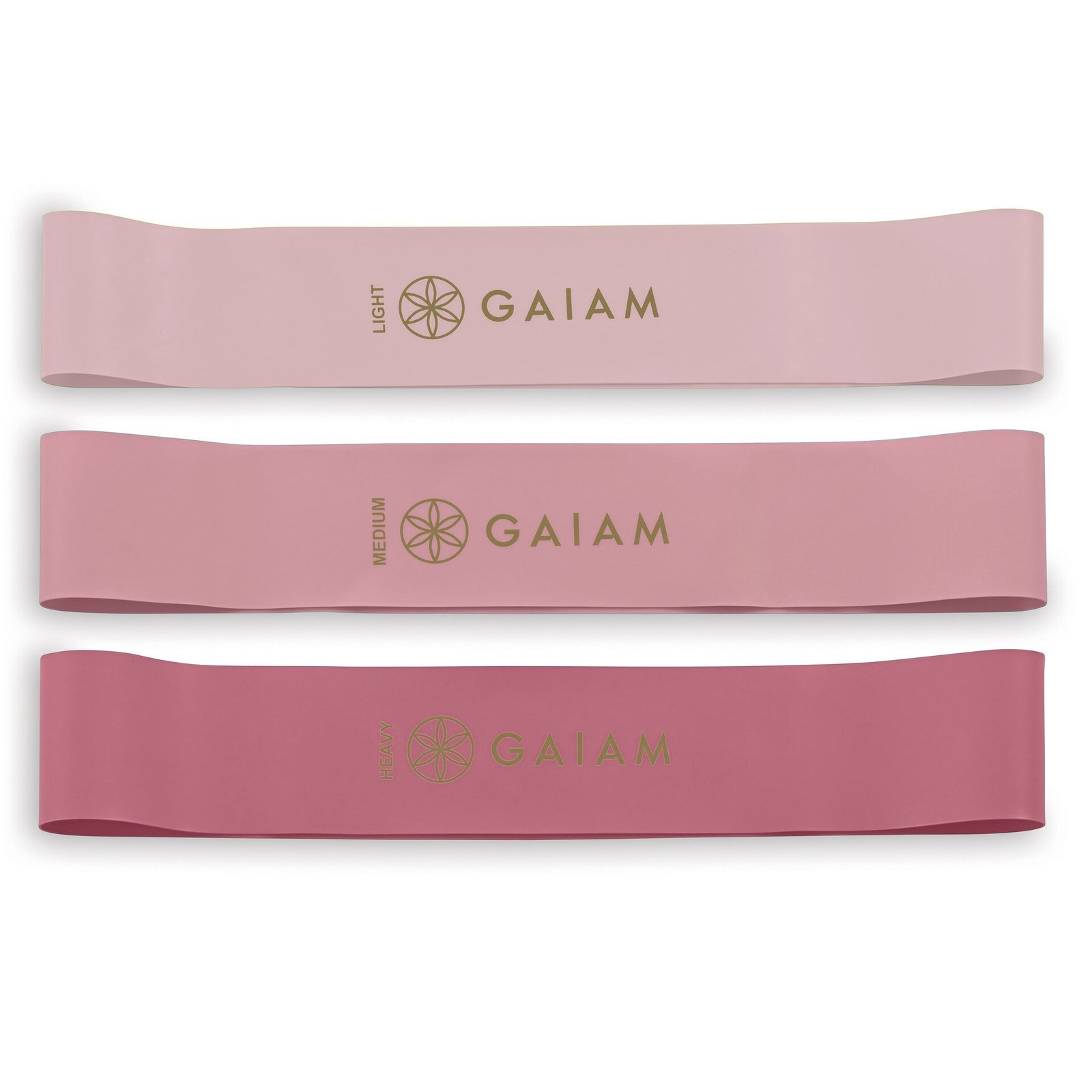 Gaiam Mini Loop Bands Berry 3-Pack