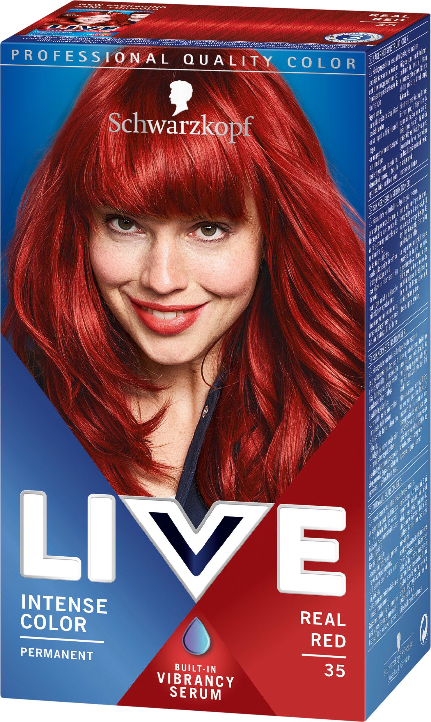 Schwarzkopf LIVE Intense Colour 35 Real Red 1 st