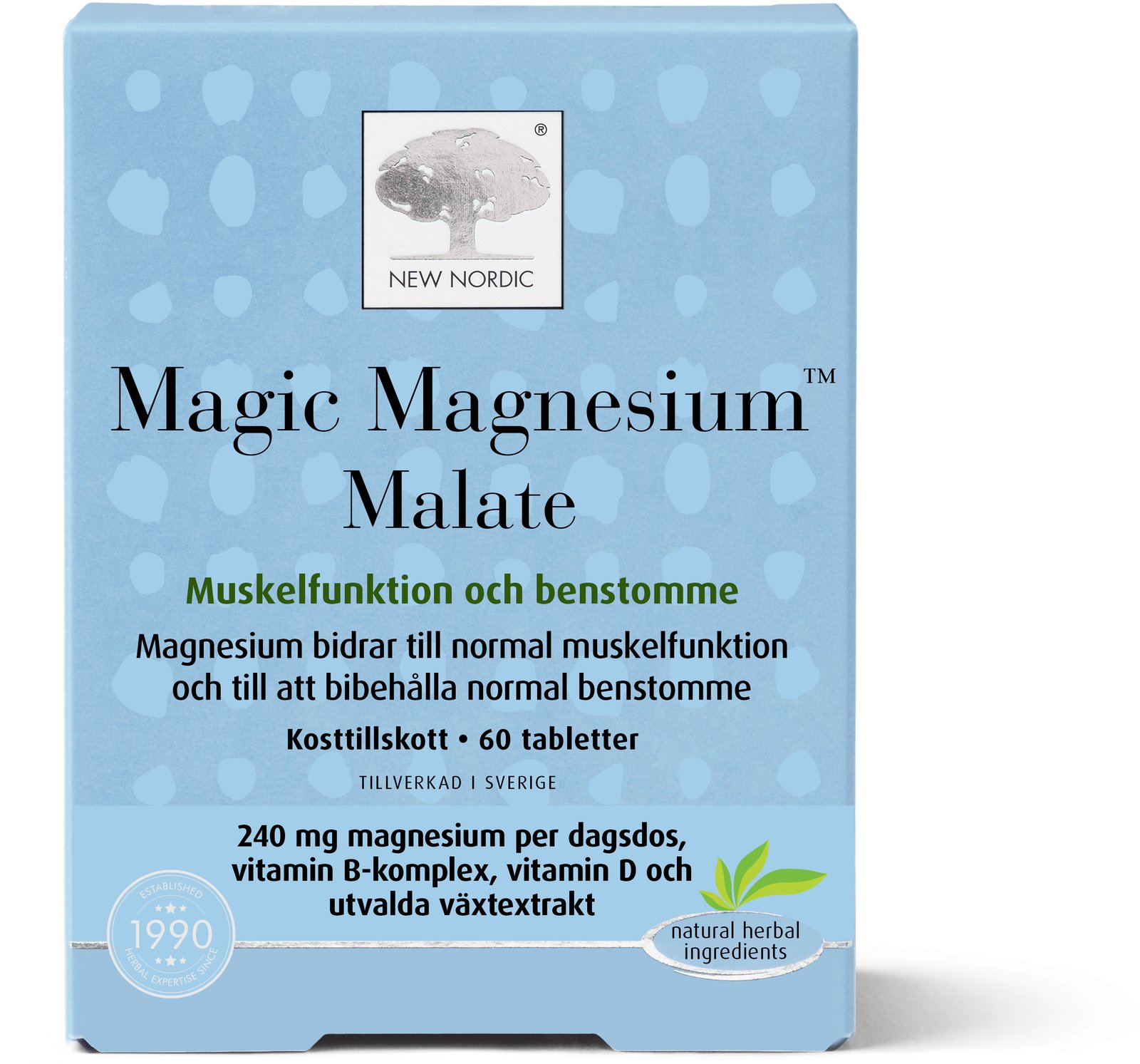 New Nordic Magic Magnesium Malate 60 tabletter