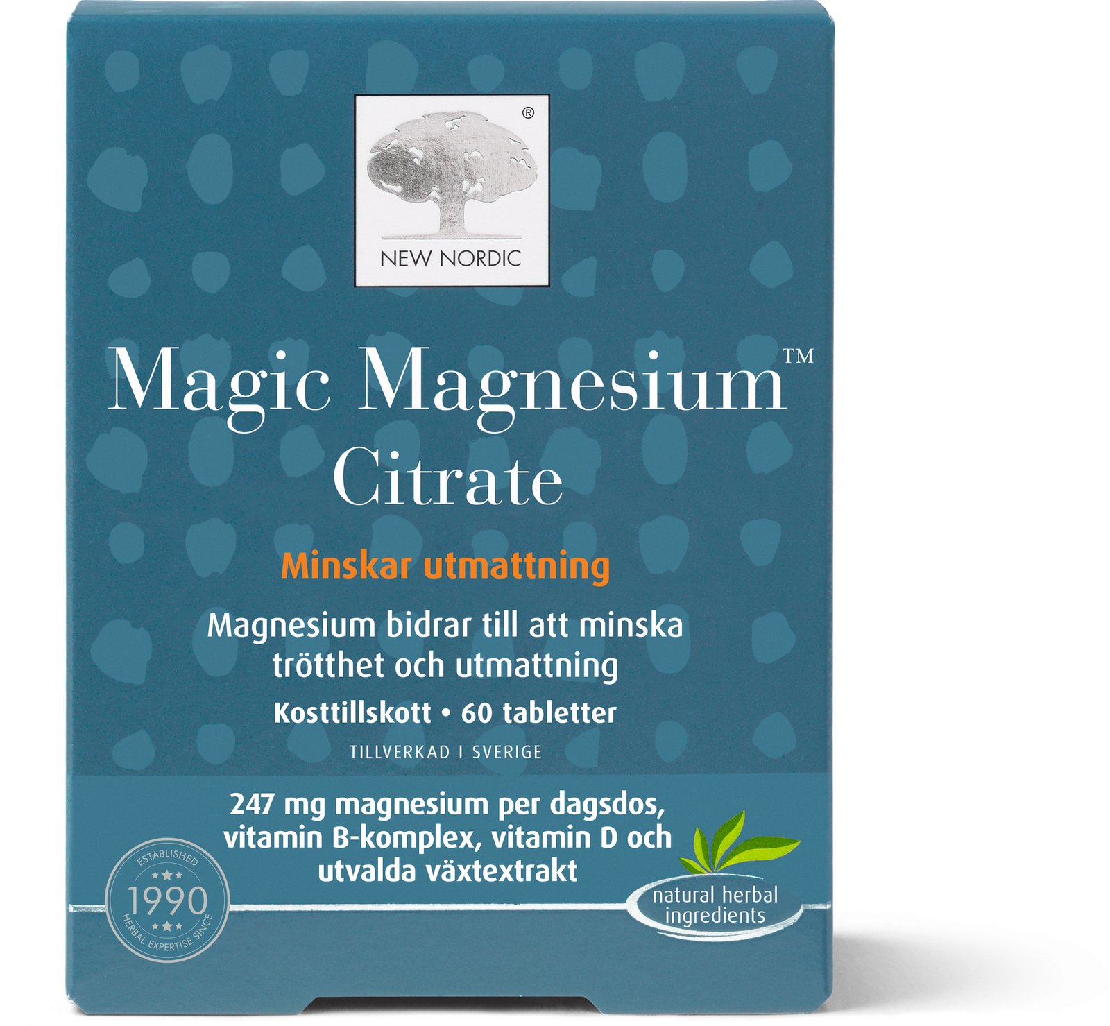 New Nordic Magic Magnesium Citrate 60 tabletter