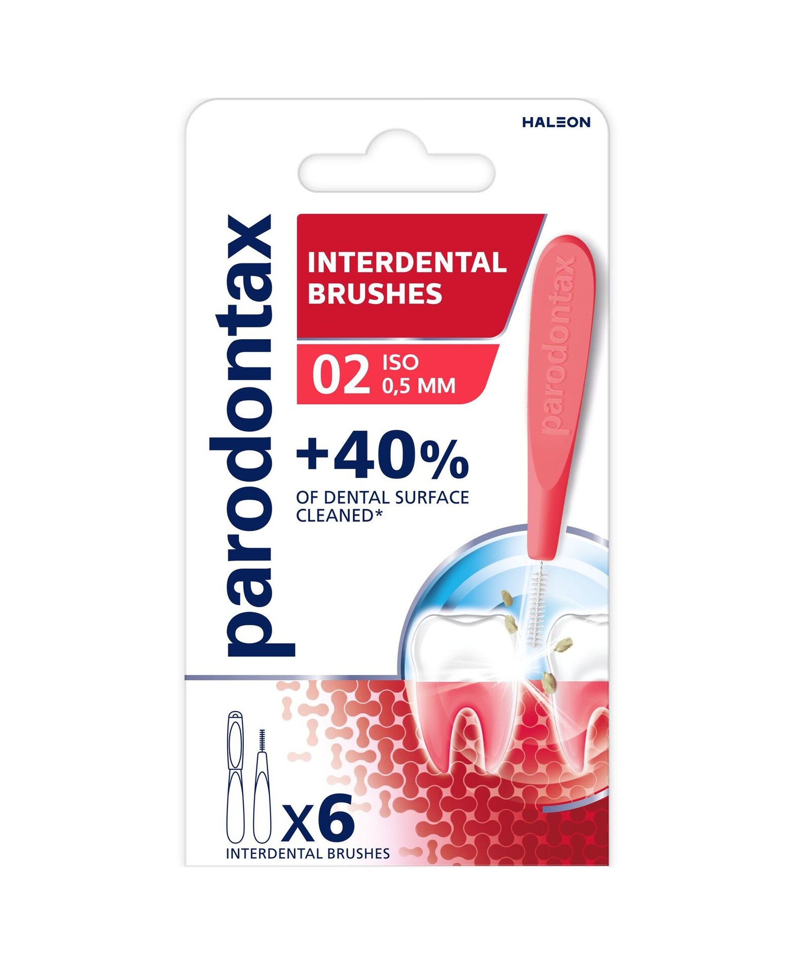 Parodontax Mellanrumsborste 0,5mm 6st