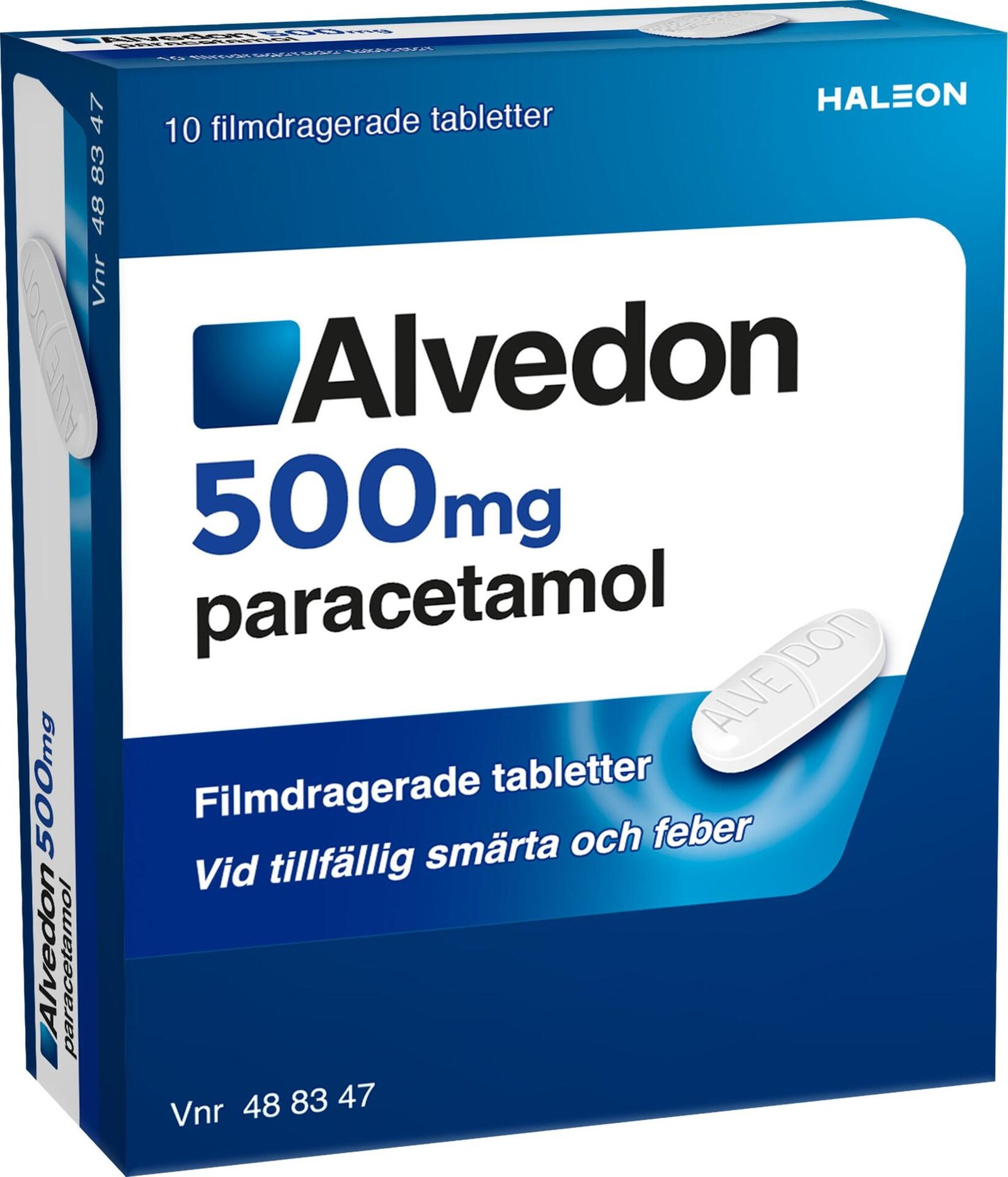 Alvedon filmdragerad tablett 500mg 10 tabletter