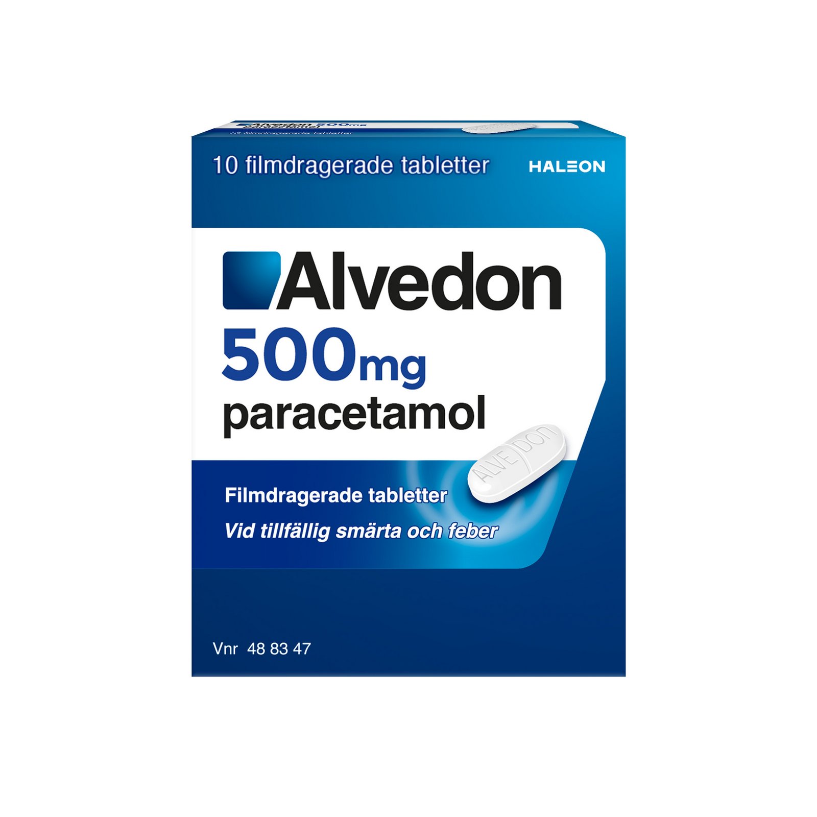 Alvedon filmdragerad tablett 500mg 10 tabletter