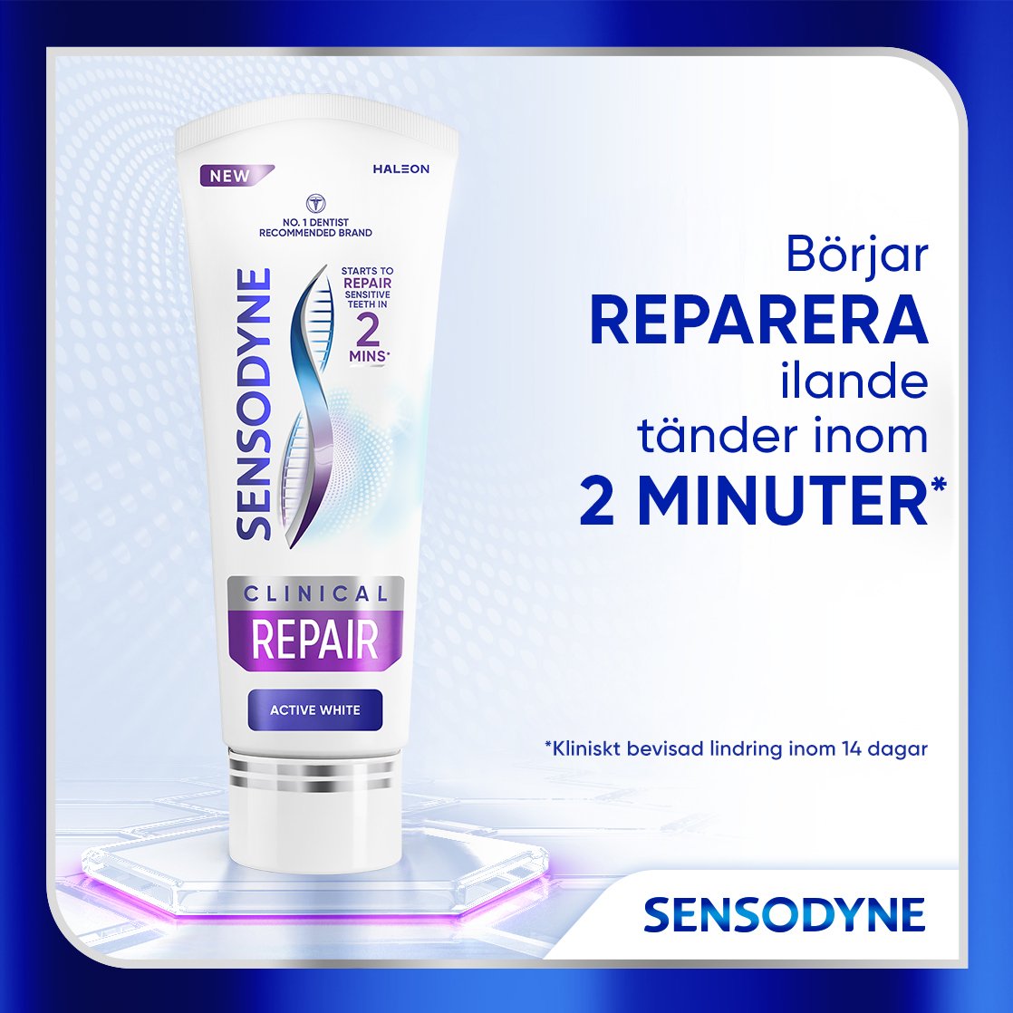 Sensodyne Clinical Repair Active White Tandkräm 75 ml