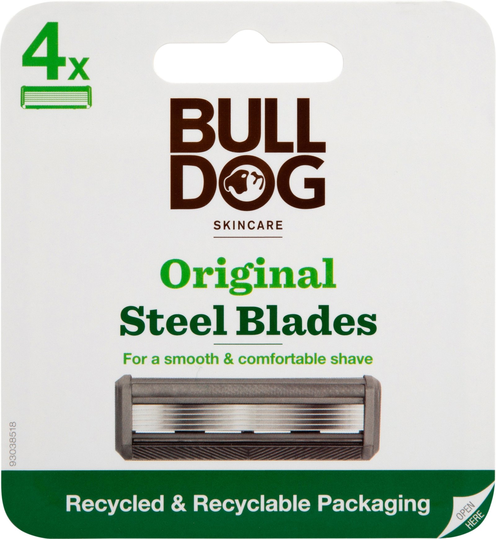 Bulldog Original Steel Blades 4 st