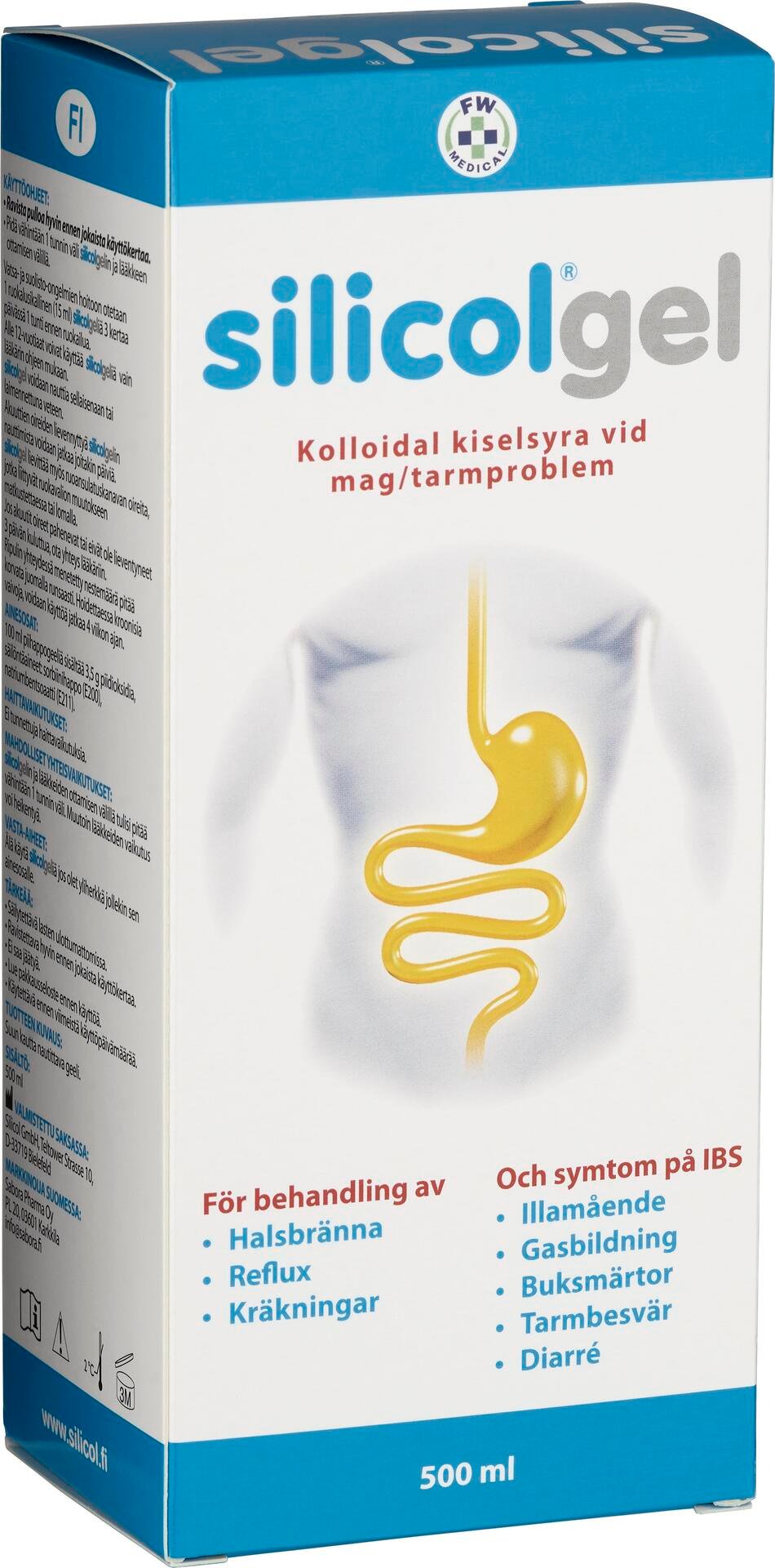 Silicolgel Lösning 500 ml
