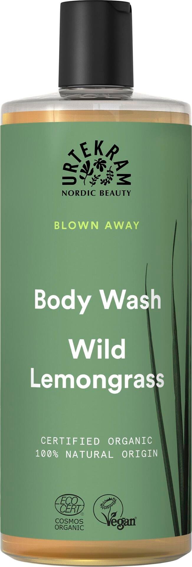 Urtekram Beauty Wild Lemongrass Body Wash Organic 500 ml