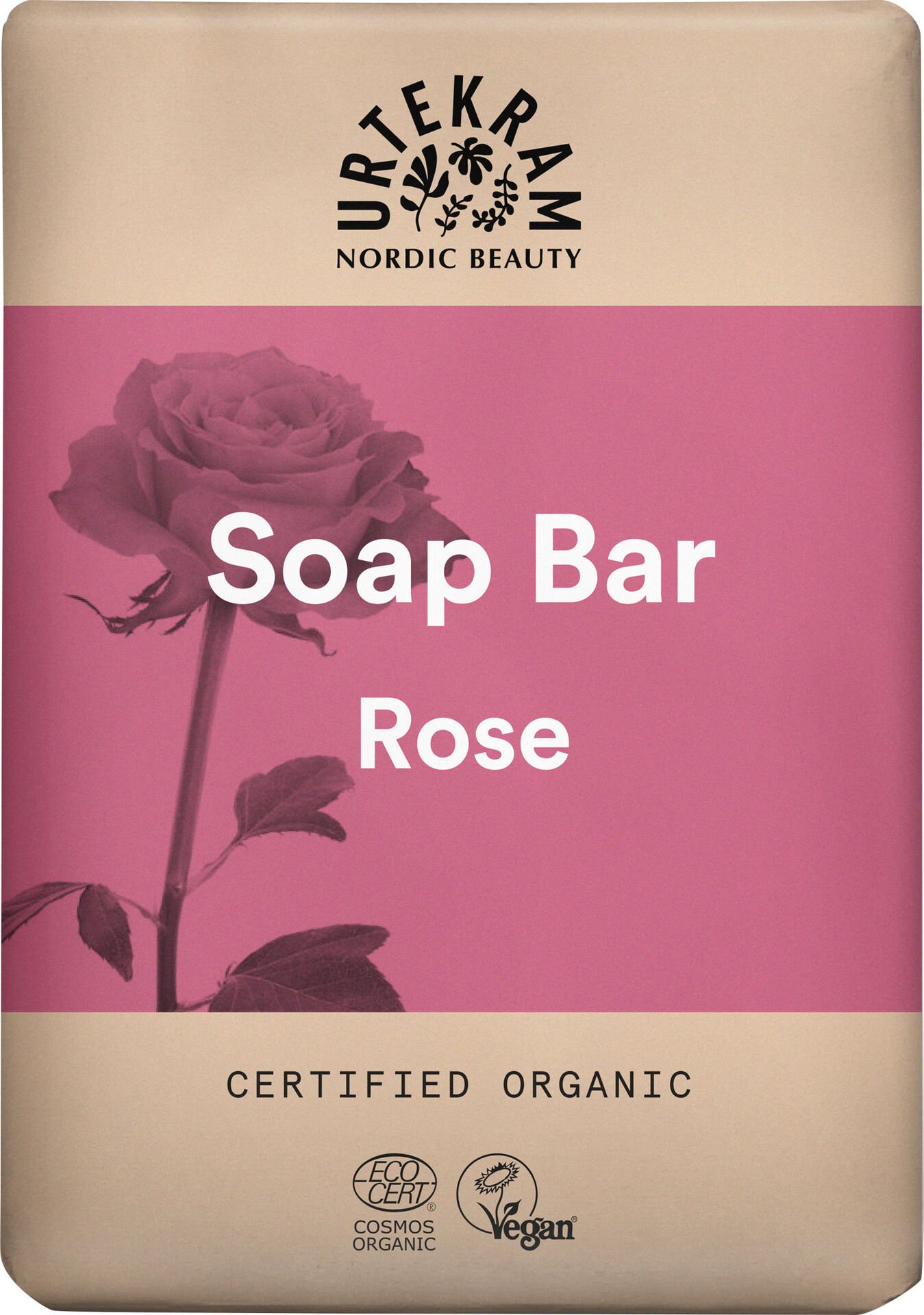 Urtekram Beauty Soap Bar Rose 100 g