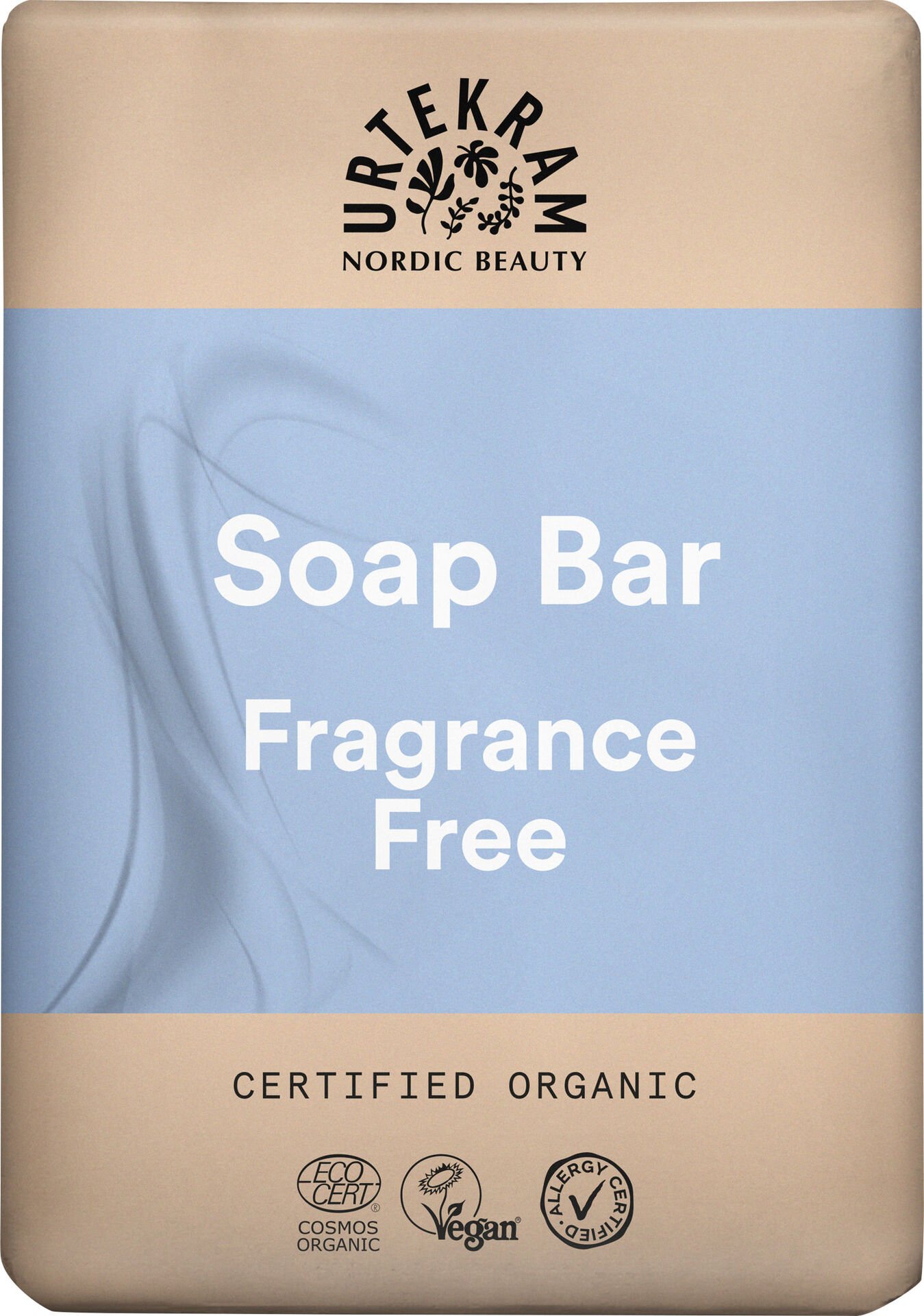 Urtekram Beauty Fragrance Free Soap Bar 100 g