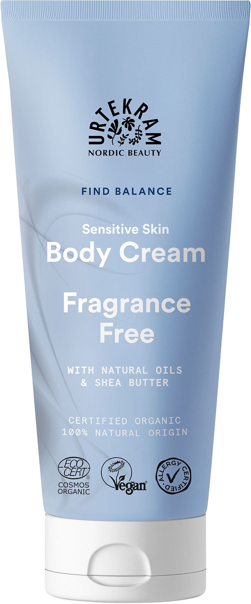 Urtekram Beauty Fragrance Free Sensitive Skin Body Cream 200 ml