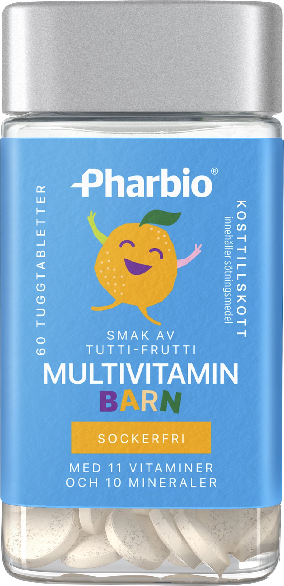 Pharbio Multivitamin Barn 60 tuggtabletter
