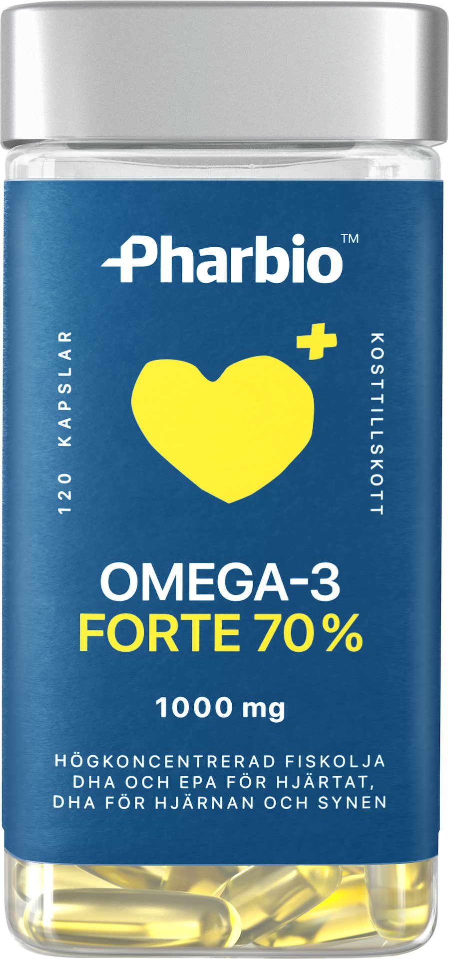 Pharbio Omega-3 Forte 120 kapslar