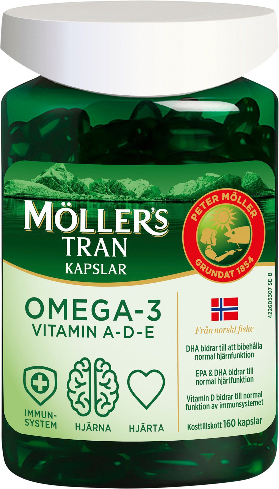 Möller´s Tran Kapslar 160 st